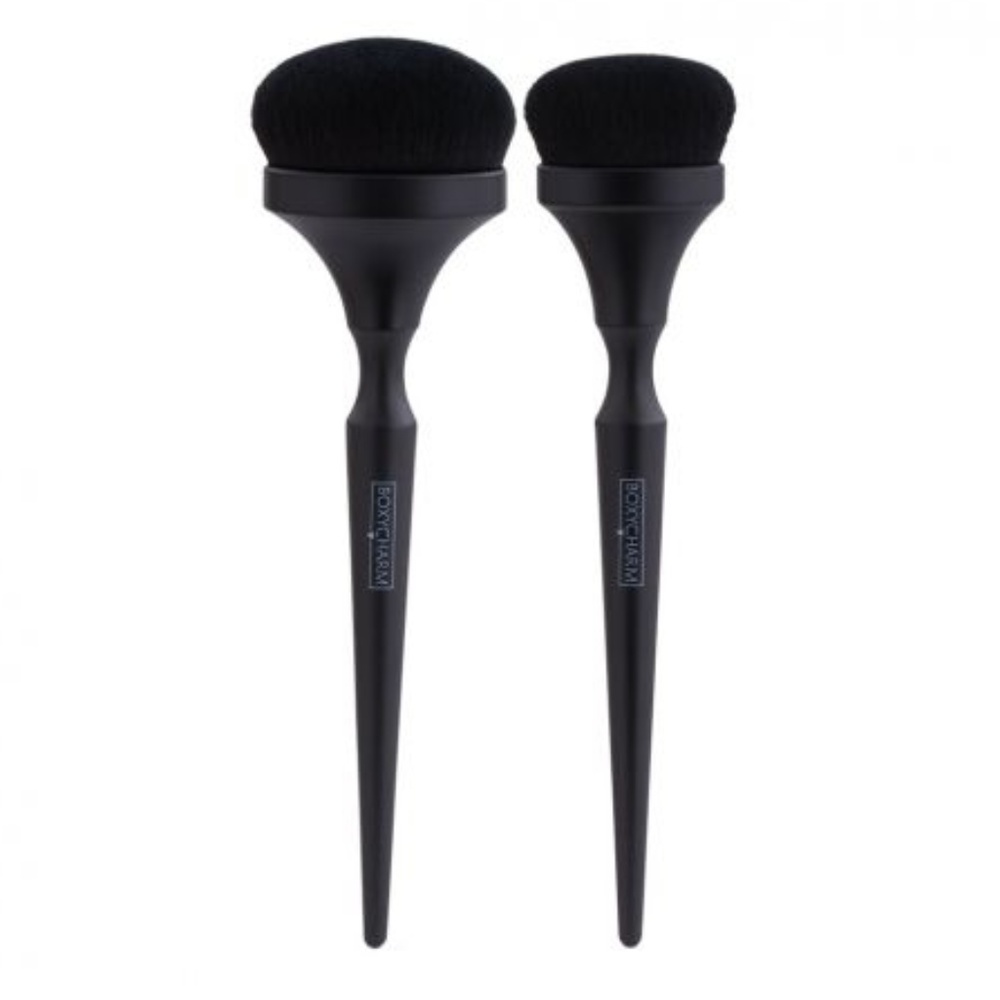 BOXYCHARM - TWO BRUSH SET WITH BC LOGO POUCH